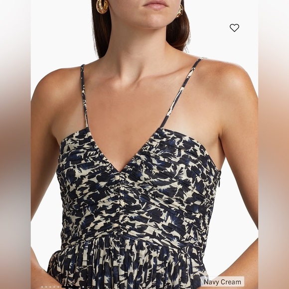 A.L.C. Romy Floral Halter Maxi Dress size 12 nwt - Picture 5 of 11